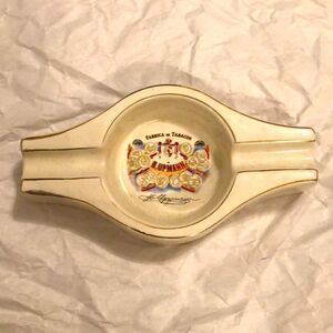 Vintage Porcelain H UPMANN Fabrica de Tabacos Advertising CIGAR ASHTRAY
